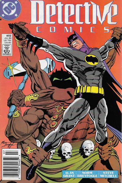 Detective Comics [Newsstand] #602 (1989) Comic Books Detective Comics