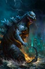 Godzilla: 70th Anniversary [Parrillo Virgin] #1 (2024) Comic Books Godzilla Prices