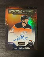 Tyler Benson [Cosmic] Hockey Cards 2020 O Pee Chee Platinum Rookie Autographs Prices