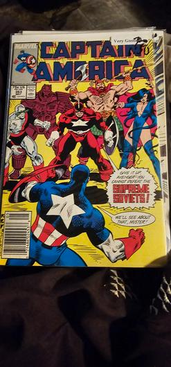 Captain America [Newsstand] #353 (1989) photo