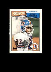 Sammy Winder #7 Football Cards 1987 Topps American UK Prices