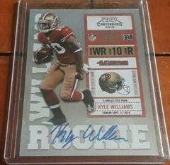 Kyle Williams [Autograph] Football Cards 2010 Playoff Contenders Prices