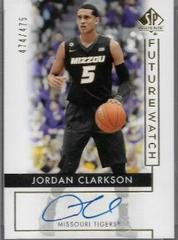 Jordan Clarkson #93 Basketball Cards 2013 SP Authentic on Court Authentics Signatures Prices