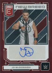 JD McDonagh [Red] #1 Wrestling Cards 2023 Donruss Elite WWE New Breed Autograph Prices