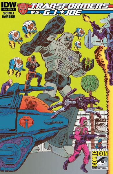 Transformers vs. G.I. Joe [SDCC A] #1 (2014) Comic Books Transformers vs. G.I. Joe