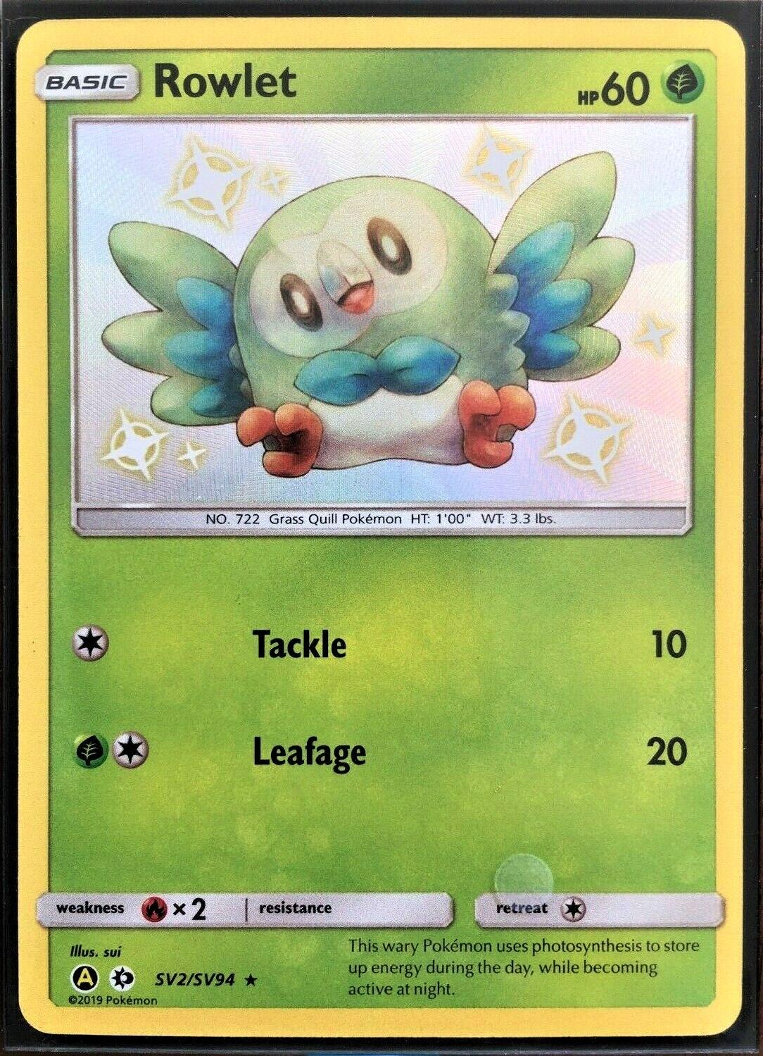 Rowlet #SV2 Prices | Pokemon Hidden Fates | Pokemon Cards