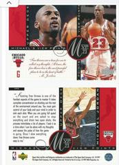Michael Jordan #VP5 Basketball Cards 1996 Upper Deck Jordan's Viewpoints Prices
