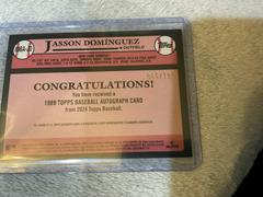 # Card 65 Of 199 | Jasson Dominguez Baseball Cards 2024 Topps 1989 Autograph
