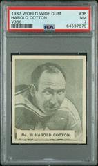 Harold Cotton Hockey Cards 1937 V356 World Wide Gum Prices