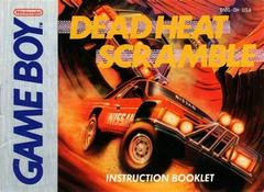 Dead Heat Scramble - Manual | Dead Heat Scramble GameBoy