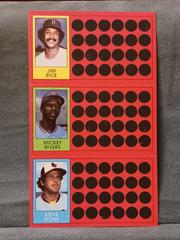 Jim Rice, Mickey Rivers, Steve Stone #13, 31, 49 Baseball Cards 1981 Topps Scratch Offs Prices