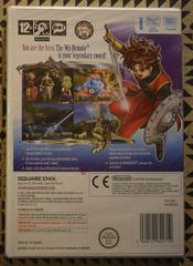 BOX BACK COVER | Dragon Quest Swords PAL Wii