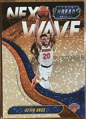 Kevin Knox [Dazzle] Basketball Cards 2018 Panini Threads Next Wave Prices