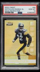 Antwaan Randle El [Gold Refractor] #84 Football Cards 2002 Topps Finest Prices