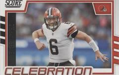 Baker Mayfield Football Cards 2022 Panini Score Celebration Prices