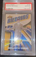 Andris Biedrins #183 Basketball Cards 2003 Finest Prices