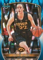 Caitlin Clark [Blue RayWave] #50 Basketball Cards 2022 Bowman Chrome University Prices