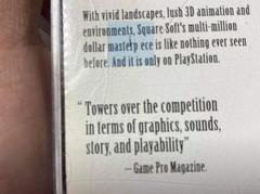 Highlighted Floating "I" | Final Fantasy VII [Misprint] Playstation