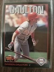 Darren Daulton #7 Baseball Cards 1993 Panini Donruss Triple Play Prices