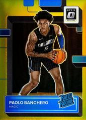 Paolo Banchero [Gold] #221 Basketball Cards 2022 Panini Donruss Optic Prices