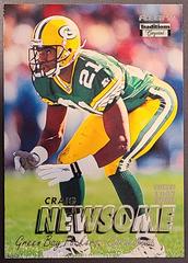 Craig Newsome [Traditions Crystal] #112 Football Cards 1997 Fleer Prices