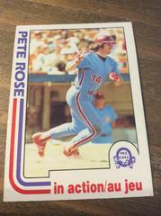 Pete Rose [In Action] Baseball Cards 1982 O Pee Chee Prices