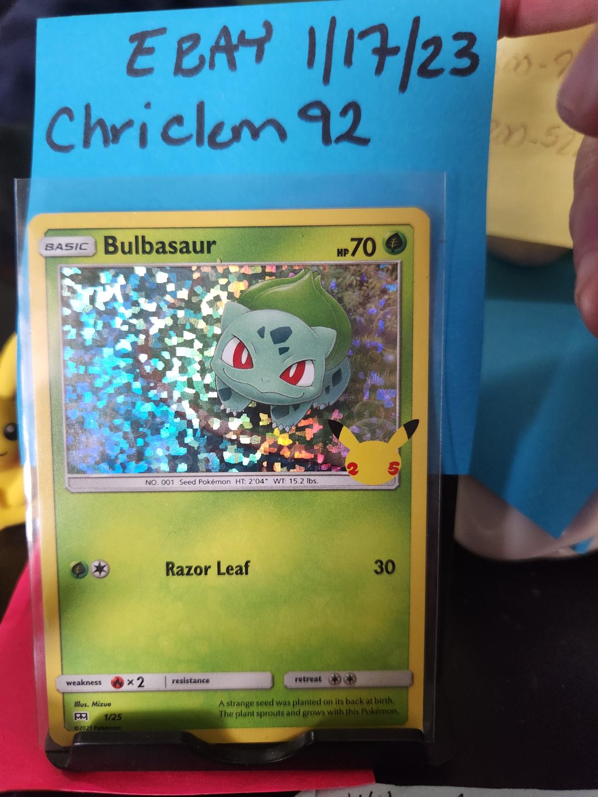Bulbasaur [Holo] Ungraded Pokemon McDonalds 2021