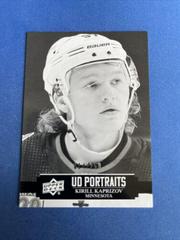 Kirill Kaprizov [Black & White] Hockey Cards 2021 Upper Deck UD Portraits Prices