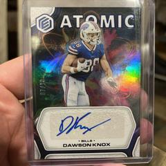 Dawson Knox #AA-DK Football Cards 2022 Panini Elements Atomic Autographs Prices