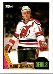 Mark Johnson Hockey Cards 1987 Topps Prices