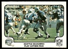 Seattle Seahawks Play Action Pass Football Cards 1977 Fleer Team Action Prices