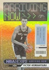 Victor Wembanyama [Winter Holo] #26 Basketball Cards 2023 Panini Hoops Arriving Now Prices