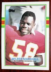 Wilber Marshall Football Cards 1989 Topps Prices