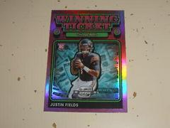 Justin Fields [Pink] Football Cards 2021 Panini Contenders Optic Winning Ticket Prices