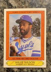 Willie Wilson #42 Baseball Cards 1985 Woolworth Prices