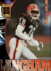 Antonio Langham [Black Label] #13 Football Cards 1995 Collector's Edge Edgetech Prices