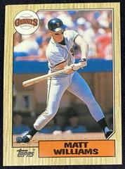Matt Williams Baseball Cards 1987 Topps Traded Tiffany Prices