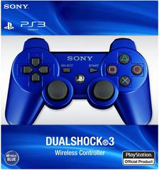 Front Of Box | Dualshock 3 Controller Blue Playstation 3