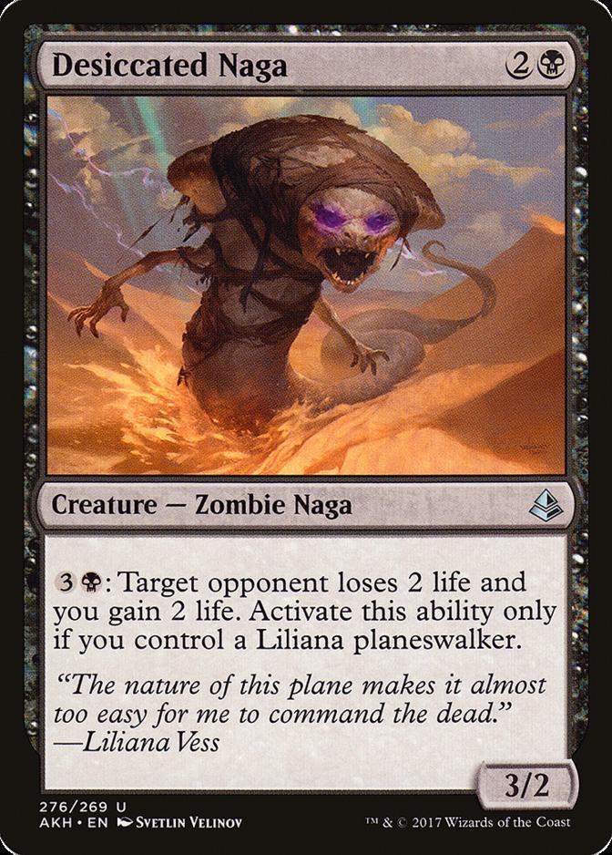 Desiccated Naga [Foil] Magic Amonkhet