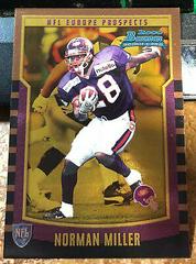 Norman Miller [Gold] #161 Football Cards 2000 Bowman Prices
