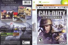 Full Cover | Call of Duty Finest Hour [Platinum Hits] Xbox