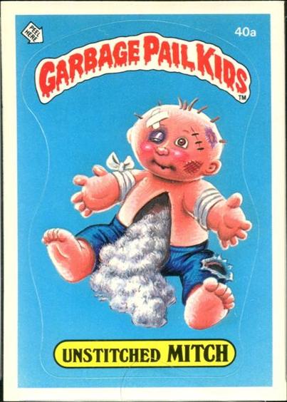 Unstitched MITCH #40a Prices | 1985 Garbage Pail Kids | GPK Cards