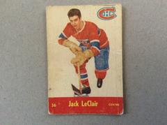 Jack LeClair Hockey Cards 1955 Parkhurst Prices