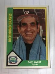 Sam Ayoub Baseball Cards 1990 CMC Richmond Braves Prices