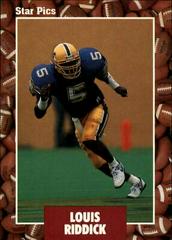 Louis Riddick #62 Football Cards 1991 Star Pics Prices