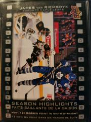 James van Riemsdyk Hockey Cards 2015 Upper Deck Tim Hortons Collector's Series Season Highlights Prices