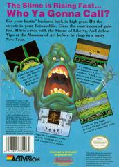 Ghostbusters II - Back | Ghostbusters II NES