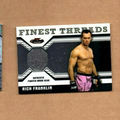 Rich Franklin Ufc Cards 2011 Finest UFC Threads Fighter Relics Prices