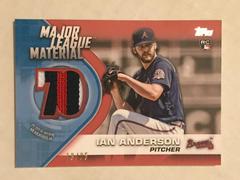 Ian Anderson #MLM-IA Baseball Cards 2021 Topps Update Major League Material Relics Prices