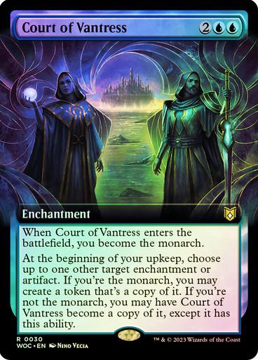 Court Of Vantress [Extended Art Foil] #30 Magic Wilds of Eldraine Commander